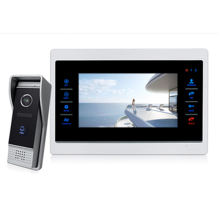 IP65 com tela LCD de 7 polegadas viva-voz 4 fios interfone com vídeo porteiro para villa